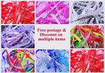 10 x 1m Assorted Ribbon Bundle Mixed Craft Satin Grosgrain Organza DIY UK Stock