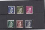 GERMANY 1941 HITLER STAMPS - TOP 6 VALUES SG783/8 GOOD/FINE USED.