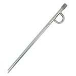 Galvanised Mooring Spike With Loop - Hammer Top