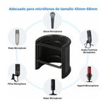 ⁺Mic Pop Filter 3 Layer Compact U Shape Microphone Pop Shield Windscreen For