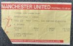 Argentina v USSR 23.5.1991 @ Manchester Utd Ticket ( Kanchelskis ..)