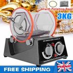 3KG Rotary Tumbler Jewelry Polisher Surface Finishing Polishing Machine Easy Use