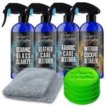 Car Interior Cleaning Kit Glass Leather Fabric Cleaner Detail Pure Definition