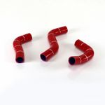 M2 SILICONE TOP BOTTOM RADIATOR WATER HOSES MAZDA MIATA MX5 MK1 1.6 RED Y3620
