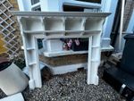 Original Fireplace Surround/Reclaimed Antique Edwardian Wooden Fireplace