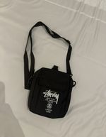 Stussy Crossbody Shoulder Bag Black/White