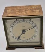 Elliott Of London Wood Cased Mantel Clock In Working Order