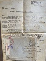 Old Collectible Cover With Letter Resume From Egypt To Palestine 1944