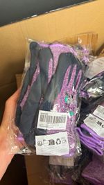 KAYGOKGE19L Nitrile Coated Nylon Gardening Gloves Purple/Black Size 6/s 80 pairs