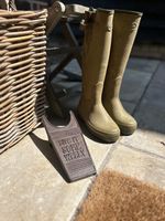 Cast Iron Boot Jack  Give It Some Welly Garden Vintage Giftwear Gift Outdoor