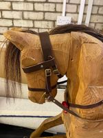 wooden rocking horse