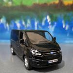 Personalised 2016 Ford Transit Custom Toy Van  1:43 Shadow Black Greenlight V362