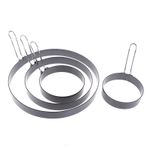 9/10/15/20cm Pancake Ring Mold Metal Fried Egg Shaper Non Stick Egg Cook BF