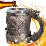 Viking Beer Coffee Mug Travel Mug 550ml Viking Mug Vintage Creative Food Safe