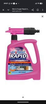 Wet & Forget Rapid Application Outdoor Cleaner 1.4L Ready to Spray Multi-Surface