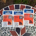 3x Draper APT32 Hook & Loop Hole Punched Aluminium Oxide Sheets 93mm 10pk