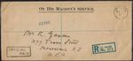 St. Helena 1931 OHMS Cover w/ Montclair Receiver & BOXED OFFICIAL PAID RARE