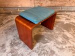 VINTAGE RETRO MID CENTURY TEAK FOOT STOOL