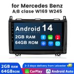 Android 14 For MERCEDES-BENZ Sprinter W906 2006-17 Car Radio Carplay GPS SAT NAV