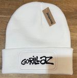 Gorillaz style Beanie Hat, White, Brand New