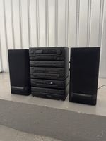 Kenwood RX-26 Amp GE-28 Equalizer DP-R28 Hi-Fi System Dual Tape 5CD Changer