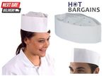White Paper Forage Hats Adjustable Chef Hats for Catering & Kitchen Use