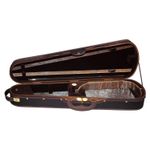 High quality Velvet Interior Professional Solid Wooden Violin case 4/4