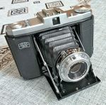 Zeiss Ikon Signal Nettar 518/16 camera Novar f4.5/75mm lens leather case