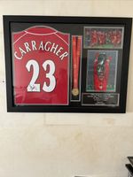 Jamie Carragher Signed Liverpool Framed with COA Photo Display Autograph