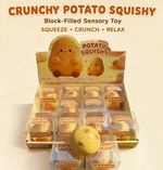 X1 CRUNCHY Potato Squishy Block-Filled Tactile Sensory Squeeze Toy