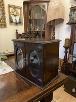 Early 20th.C Arts & Crafts Oak Smokers Cabinet