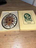 Vintage Ravenwood Crafts Pressed Flower Wall Art Pendant Handmade in Oxfordshire