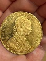 1915 GOLD 4 Ducats Francis Joseph I AUSTRAIN EMPIRE (14grams)