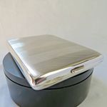 Large Sterling Silver Cigarette Case Birmingham 1938 Deakin&Francis 217gms