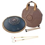 MEINL Sonic Energy OSTD2NBE Steel Tongue Drum + keepdrum Mallets Mallets