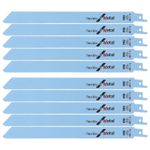 10X S1122BF Reciprocating Sabre Saw Blades Metal Cutting For Bosch Makita 225mm