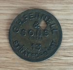 STRATFORD MARKET G.H .Fennel 5 Shilling Token Market Token