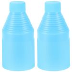 Portable Blue Plastic Retractable Umbrella Cover Non Drip Protective