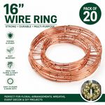 20 x 16" Wire Wreath Rings Christmas Wreath Making Frames Floristry Craft DIY