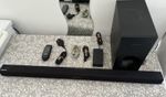 Samsung HW-F350 Soundbar & Wired Subwoofer  Theatre System  + Remote & Cables