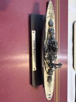 collectible scale model of the battleship HMS Ramillies.