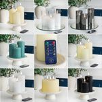 Battery Powered LED Candles Flameless Flickering Realistic Flame With Remote