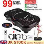 Vibration Plate Body Shaker Massage Fitness Machine Oscillating Power UK