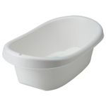 “IKEA LATTSAM Baby Bath Tub White Turquoise Safe Lightweight Non Slip Tub