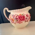 Swinnertons Margaret Rose Floral Ceramic Creamer Jug, Glossy, England