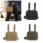 Molle Tactical Drop Leg Platform Adjustable Thigh Strap Pouch Thigh Rig Panel UK