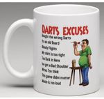 Darts Excuses - Ceramic Mug