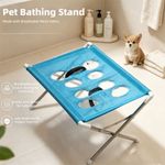Quick-Dry Mesh Pet Bathing Stand Non-Slip Pet Washing Rack  Small Pets