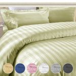 Egyptian Stripe Duvet Quilt Covers Luxury Bedding Set Single Double King Size UK