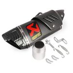 Akrapovic Carbon Sports Silencer Universal Fit Motorcycle Exhaust Muffler Pipe
